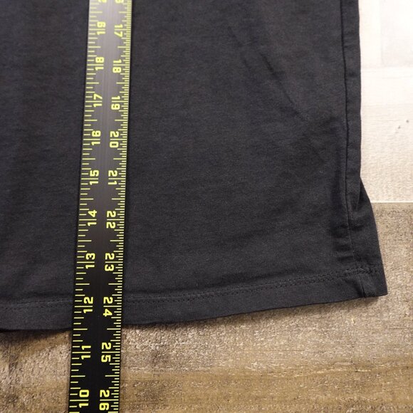 Social Collision Metal Logo Mesh-Sleeve Twofer T-Shirt Girls Size 3 Black Alt - Picture 7 of 10